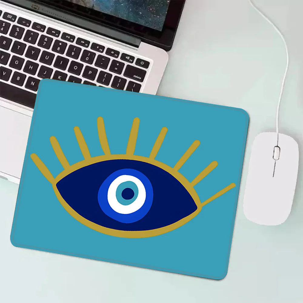 Blue Evil Eye Gaming Mouse Pad - XS Small Mousepad