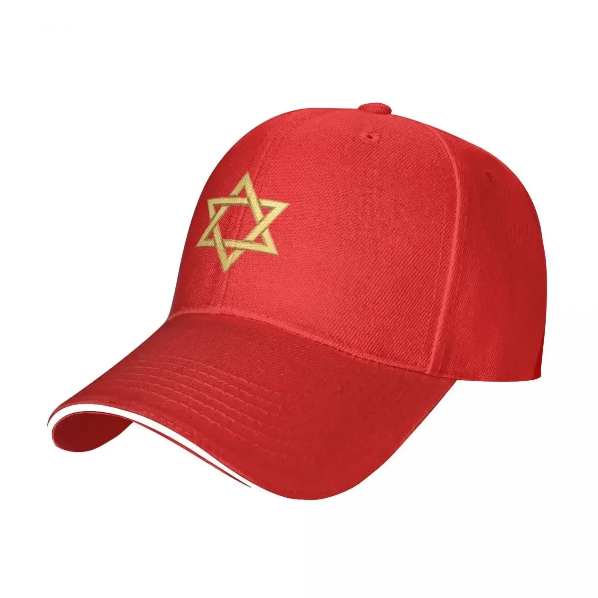 Star of David Baseball Cap - Luxury Brand Adjustable Travel Hat