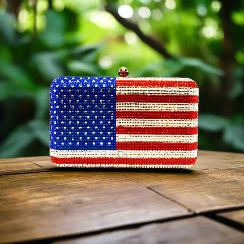 USA & Israel Flags Reunion Clutch