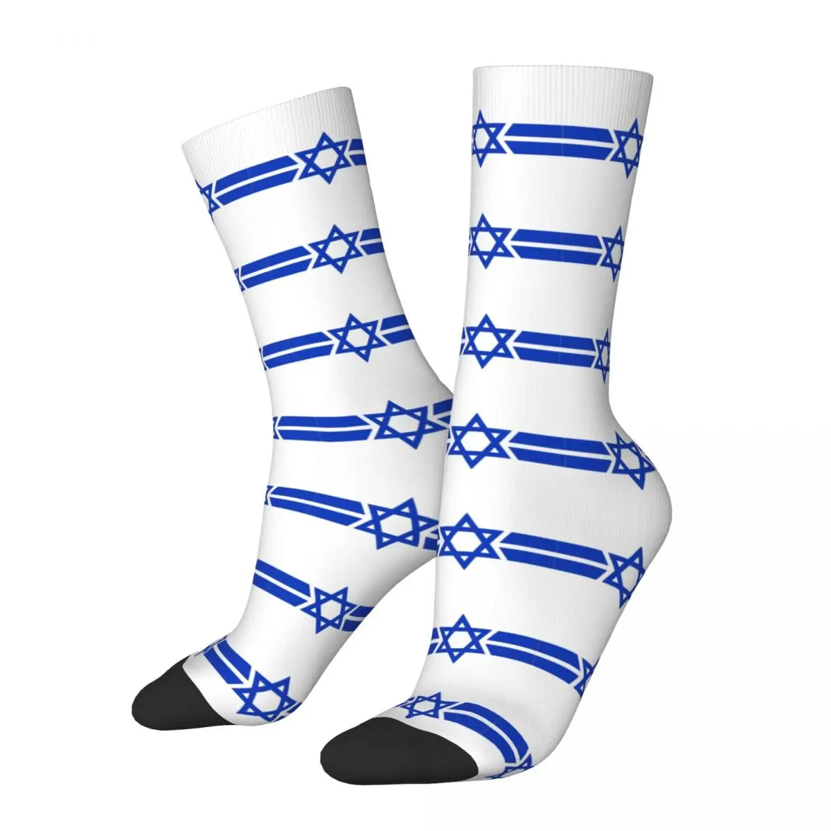 Funny Star of David Israel Flag Sports Socks