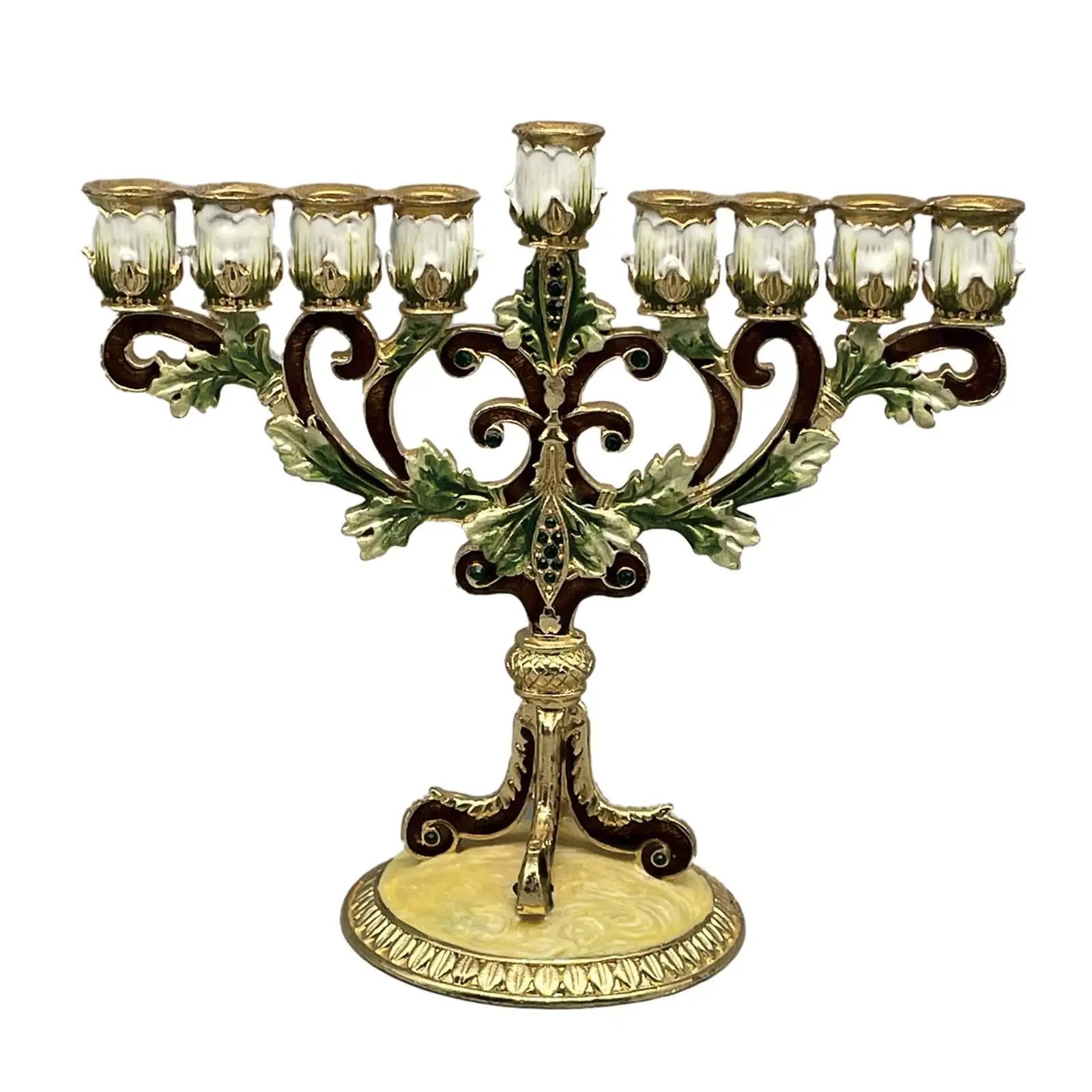 Hanukkah Candelabra with 9 Branches