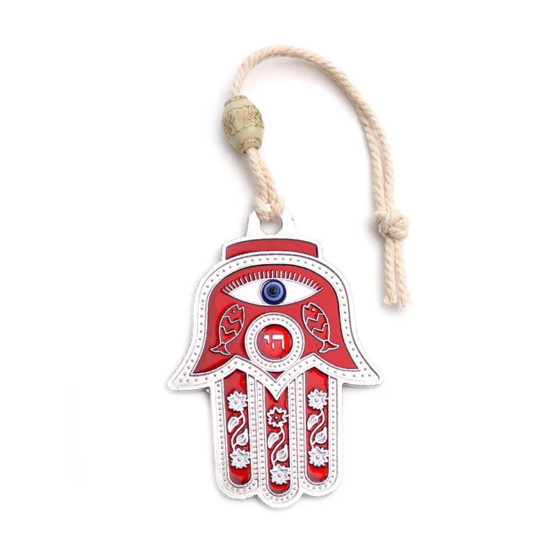 Blue Evil Eye Hamsa Wall Hanging