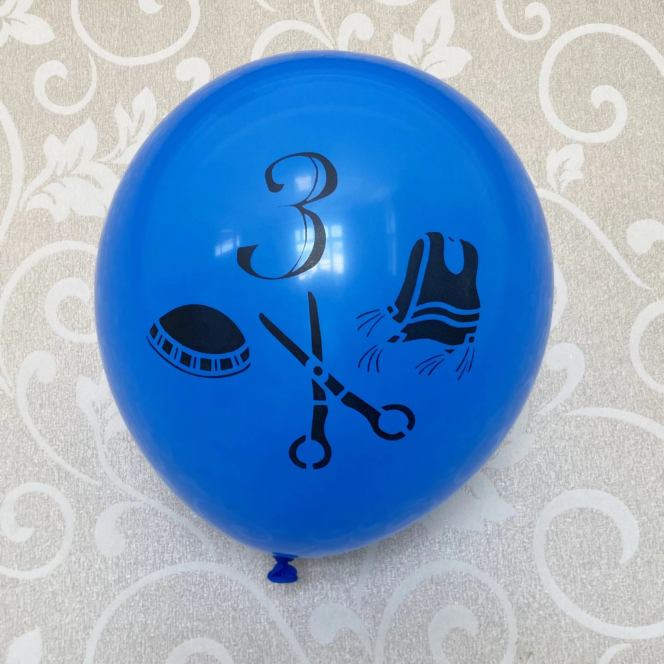 Jewish Upsherin Decorations Scissors Balloons - ⁠Party Kit to celebrate UPSHERNISH at 3 years old