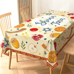 Rosh Hashanah Rectangle Tablecloth for the New Year