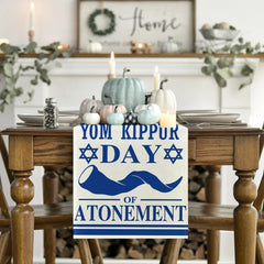 Yom Kippur Linen Table Runners