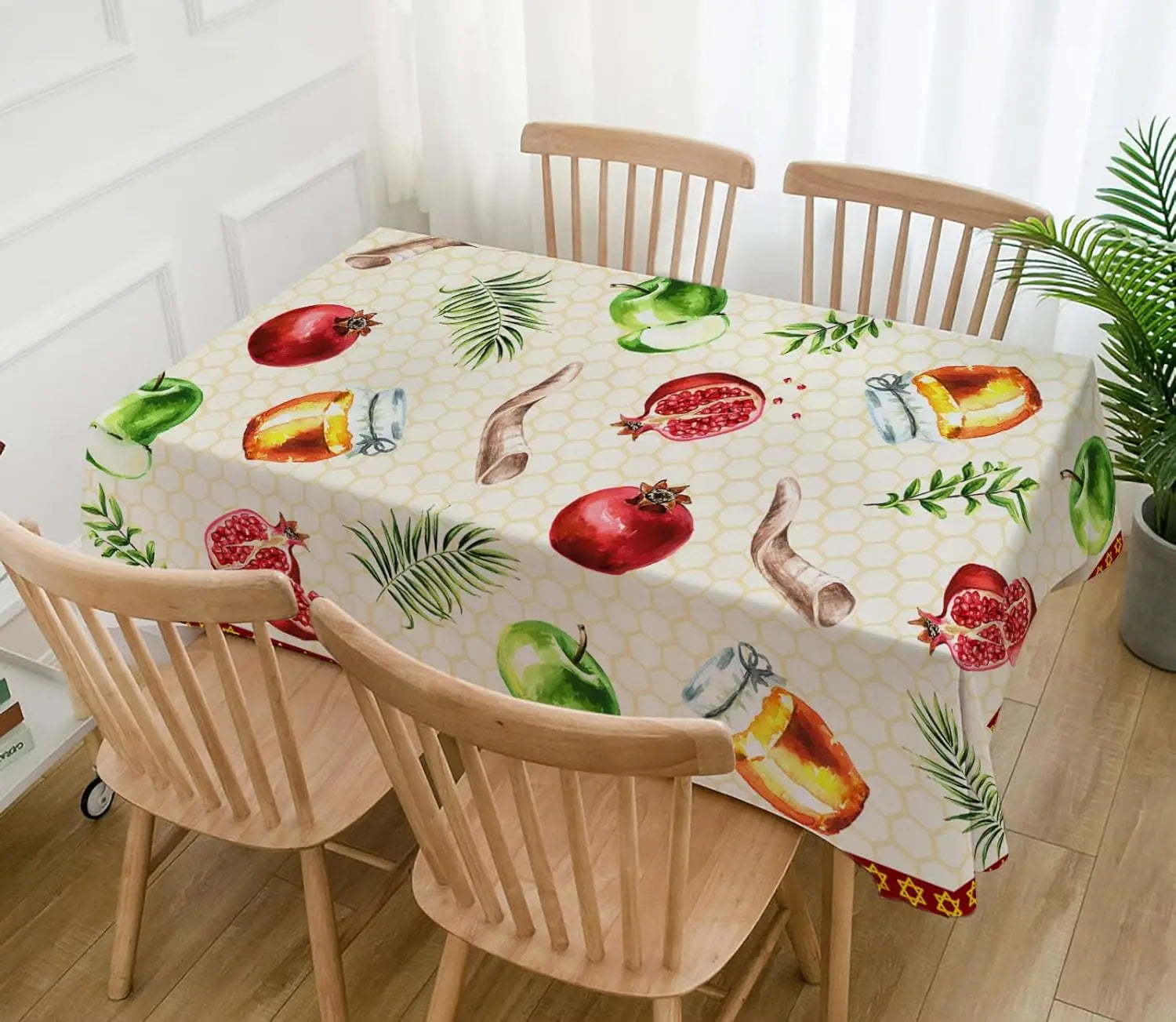 Rosh Hashanah Waterproof Table Runner