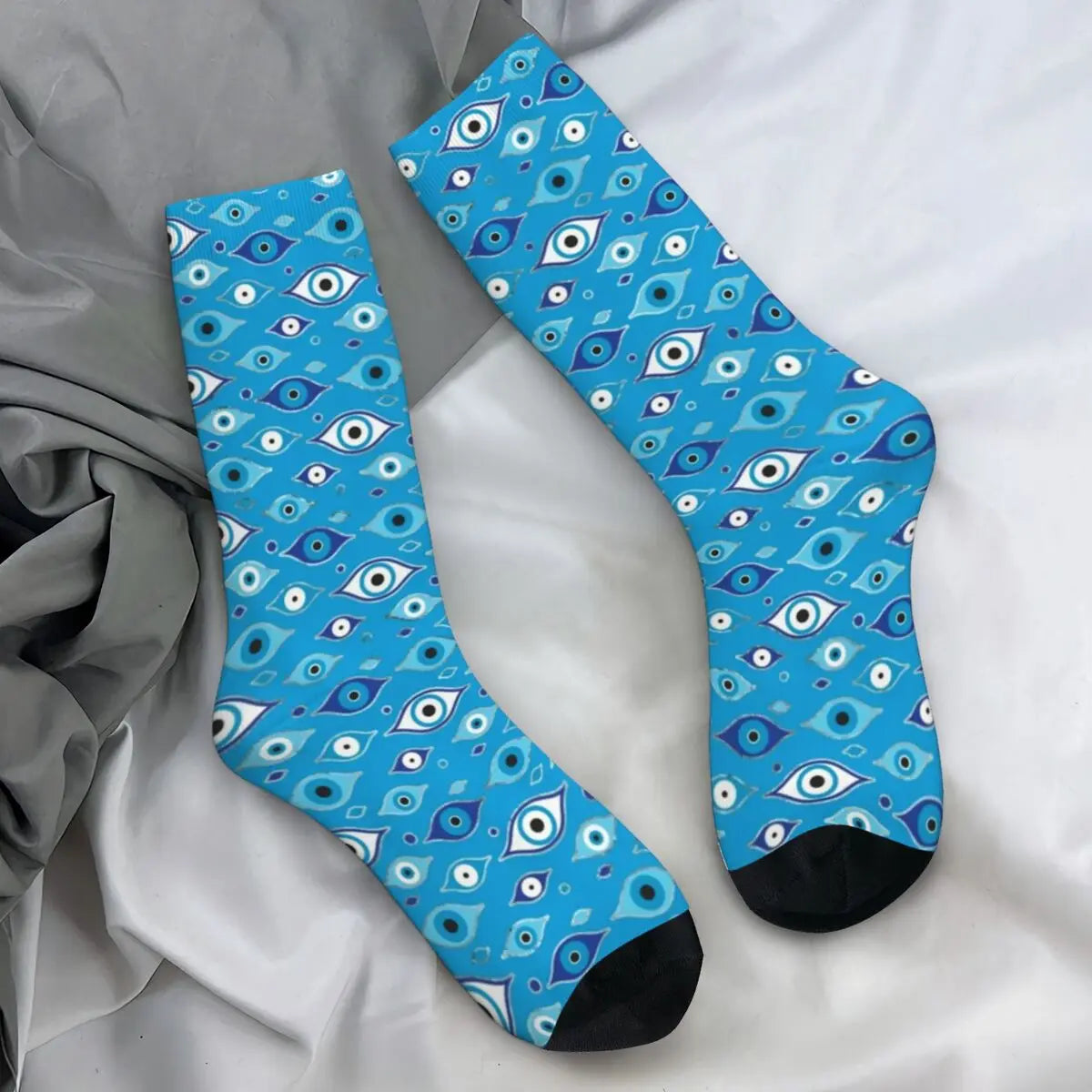 Evil Eye Pattern Socks