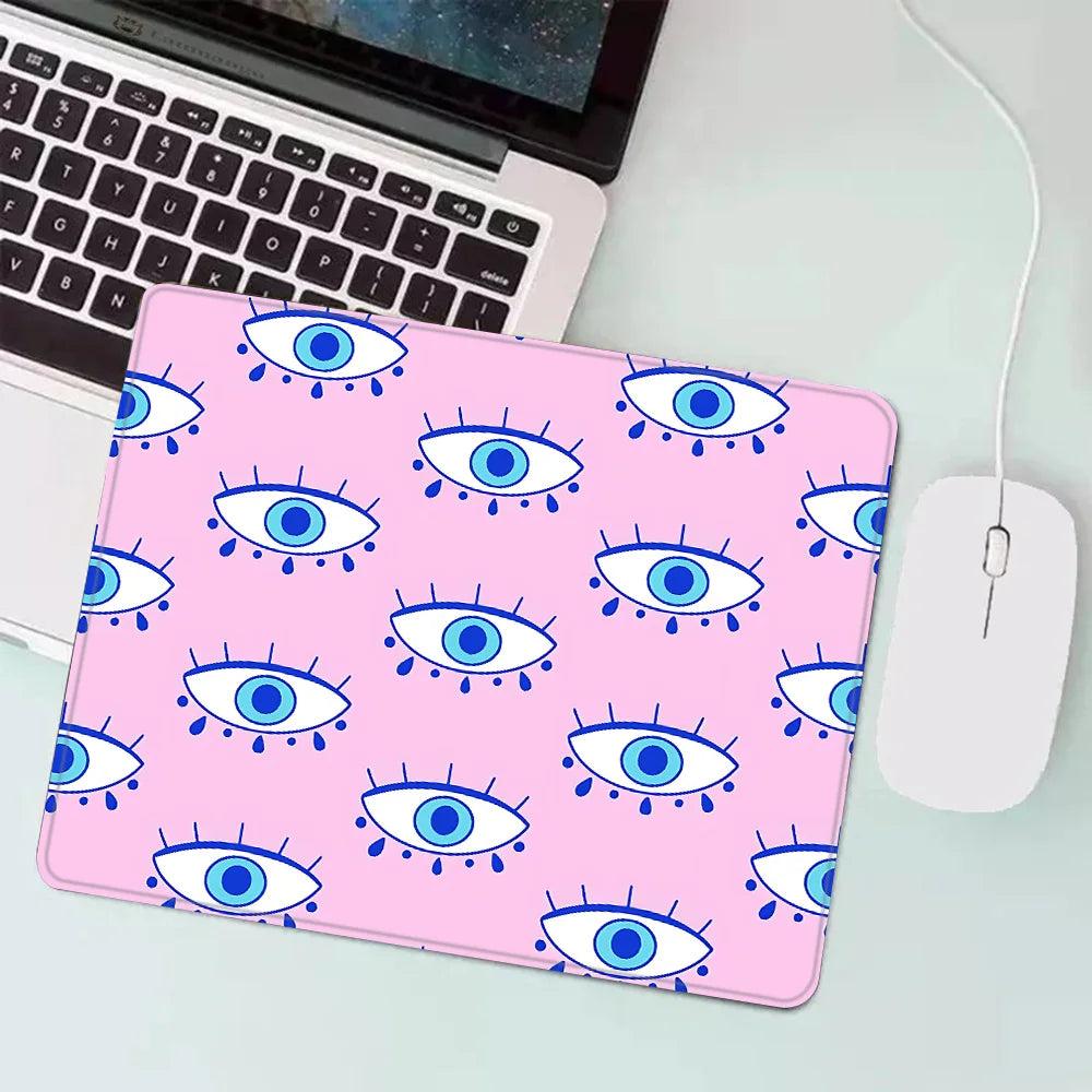 Blue Evil Eye Gaming Mouse Pad - XS Small Mousepad