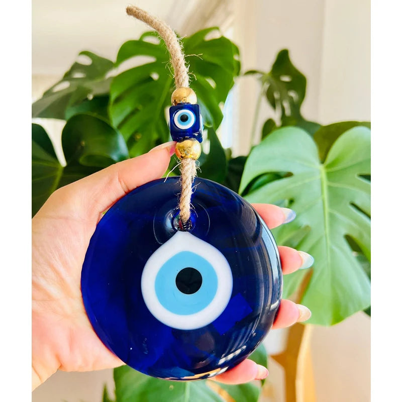 Evil Eye Wall Hanging Glass