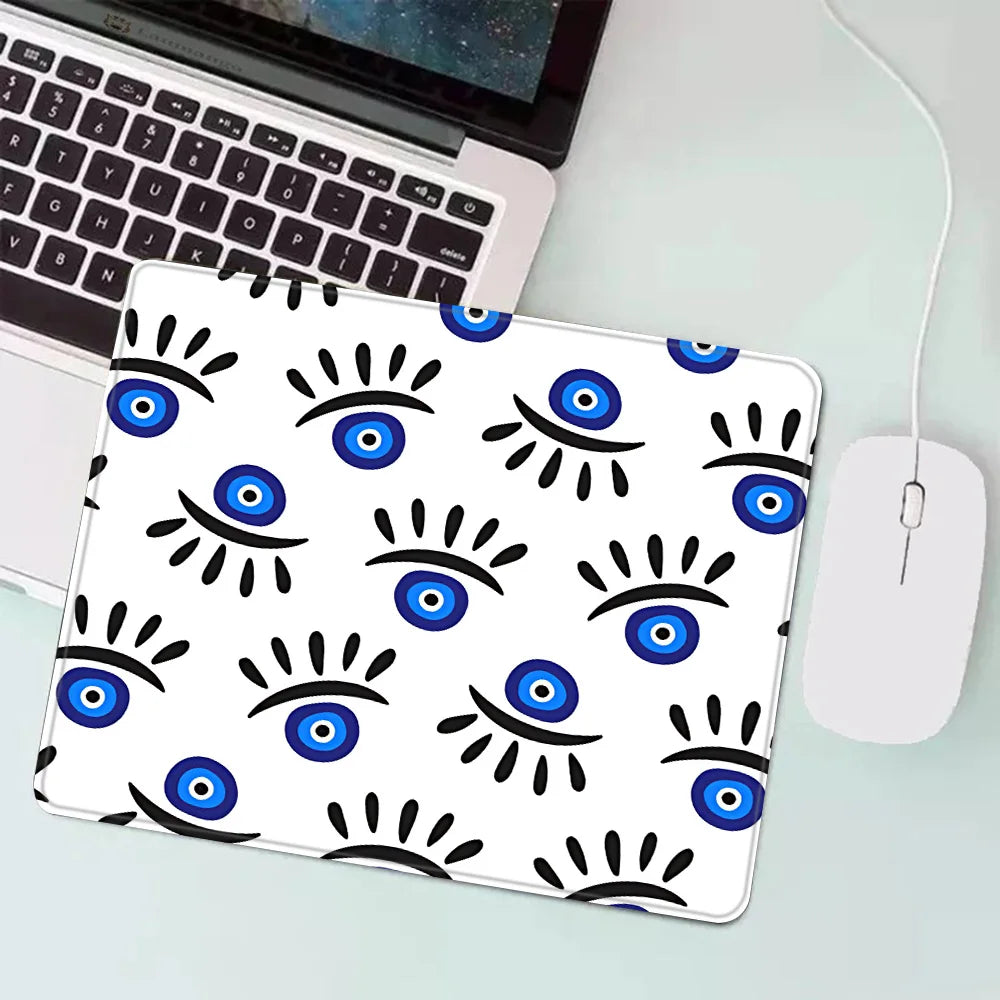 Blue Evil Eye Gaming Mouse Pad - XS Small Mousepad