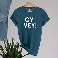 Yiddish T-Shirt – Happy Hanukkah, Oy Vey Jewish Gift