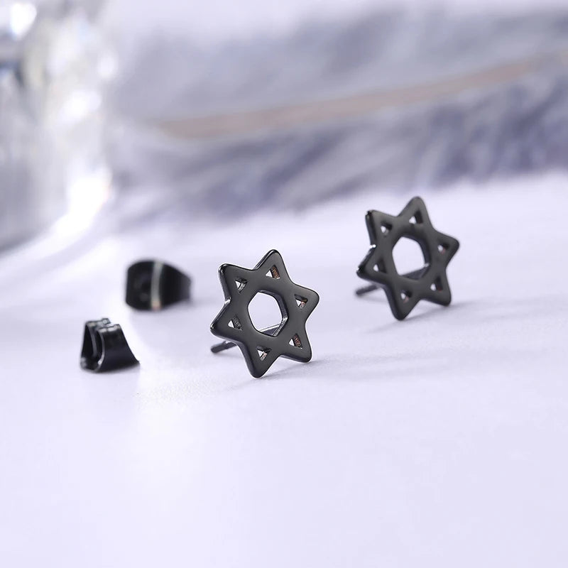 Star of David Stud Earrings