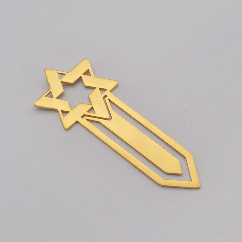 Wholesale Stainless Steel Star of David Bookmarks