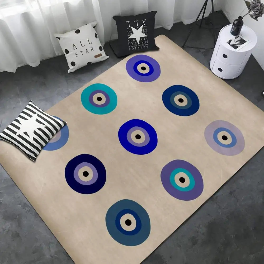 Evil Eye Floor Living Room Mat