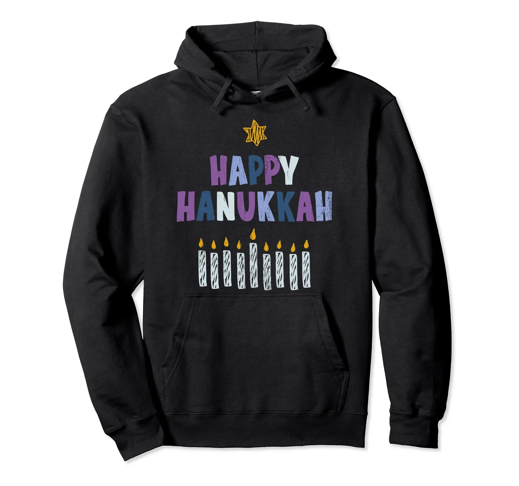 Happy Hanukkah Pullover Hoodie