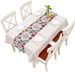 Rosh Hashanah Table Runner for Dining Table Decor