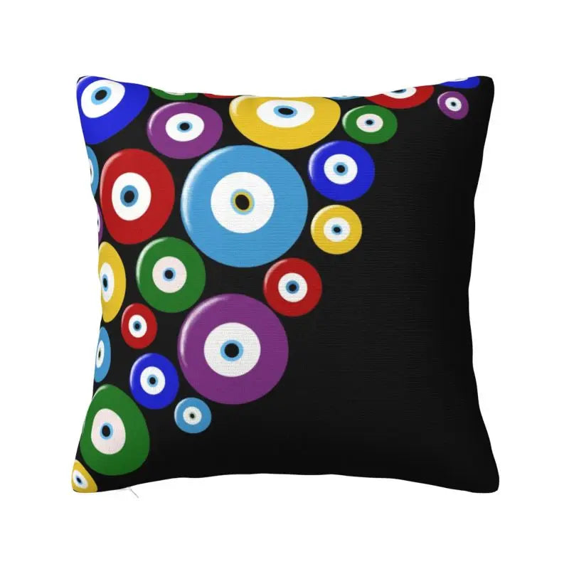 Fatima Hamsa Hand Cushion Covers - Evil Eye Velvet Pillow Case