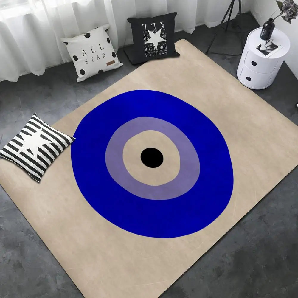 Evil Eye Floor Living Room Mat