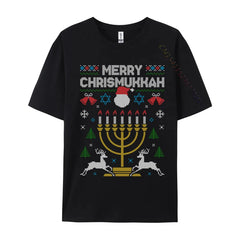 Merry Chrismukkah Ugly Christmas Sweater T-Shirt