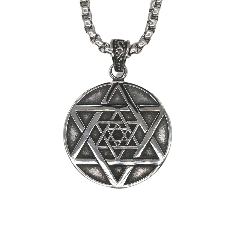 Kabbalah Jewish Pendant Necklace