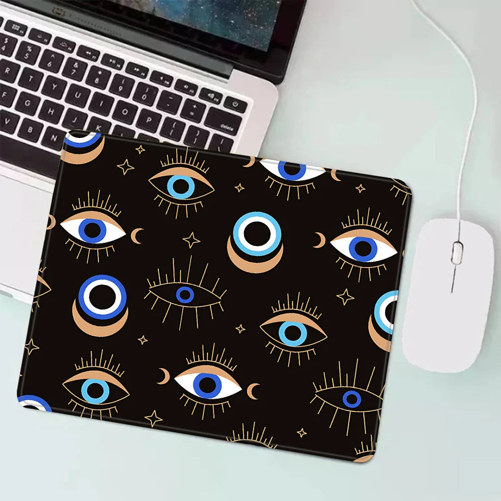 Blue Evil Eye Gaming Mouse Pad - XS Small Mousepad