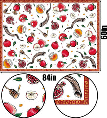 Rosh Hashanah Rectangle Tablecloth