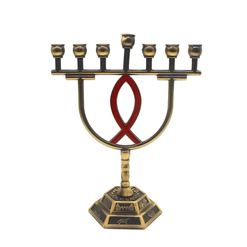 David Star 7 Branch Menorah