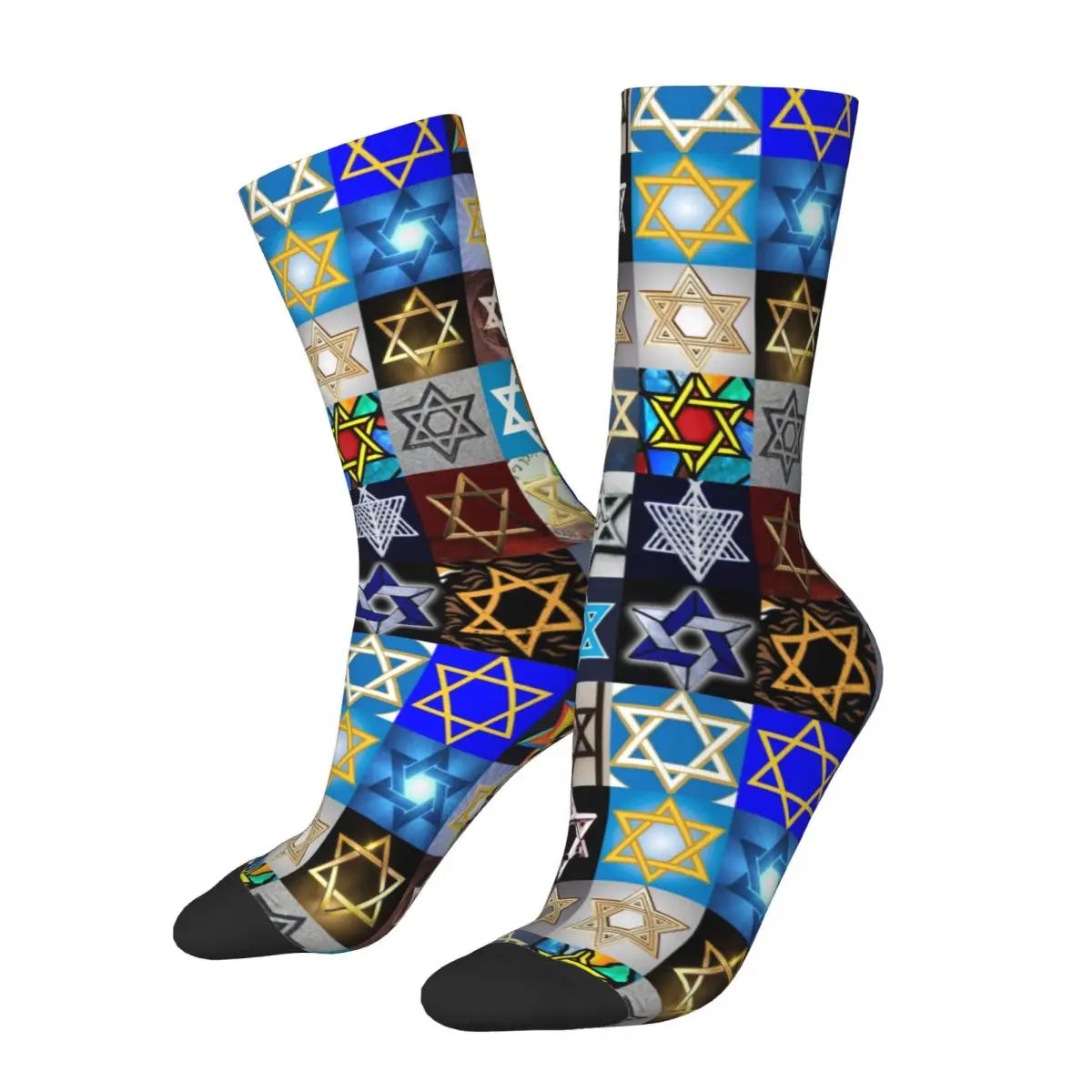 Star of David Socks - Magen Gothic Autumn Anti-Slip Couple Socks