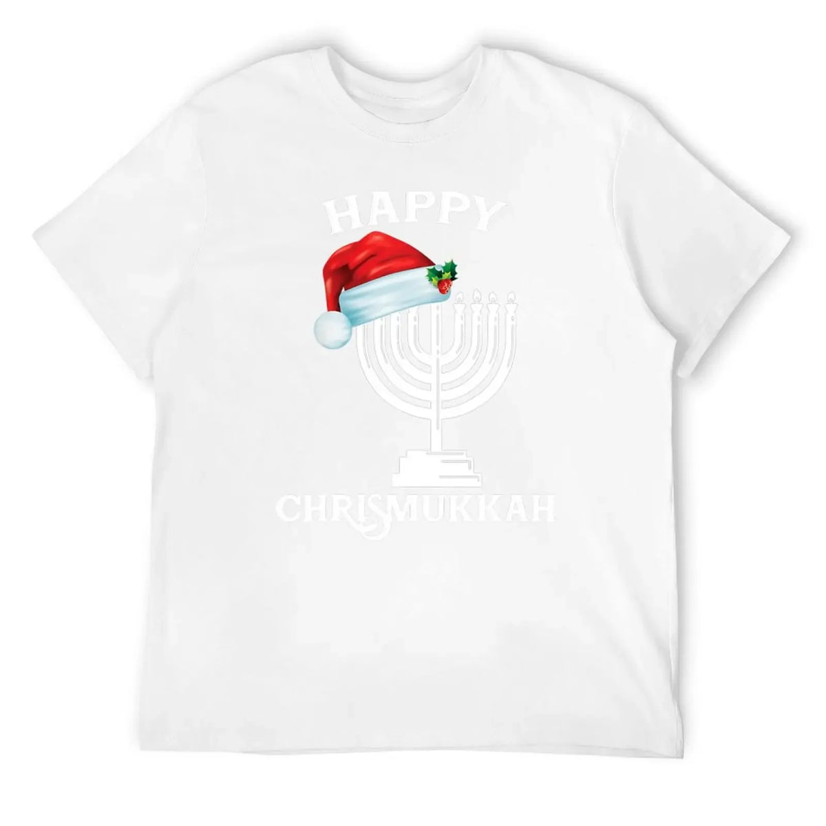 Happy Chrismukkah T-Shirt - Funny Hanukkah & Christmas Gift