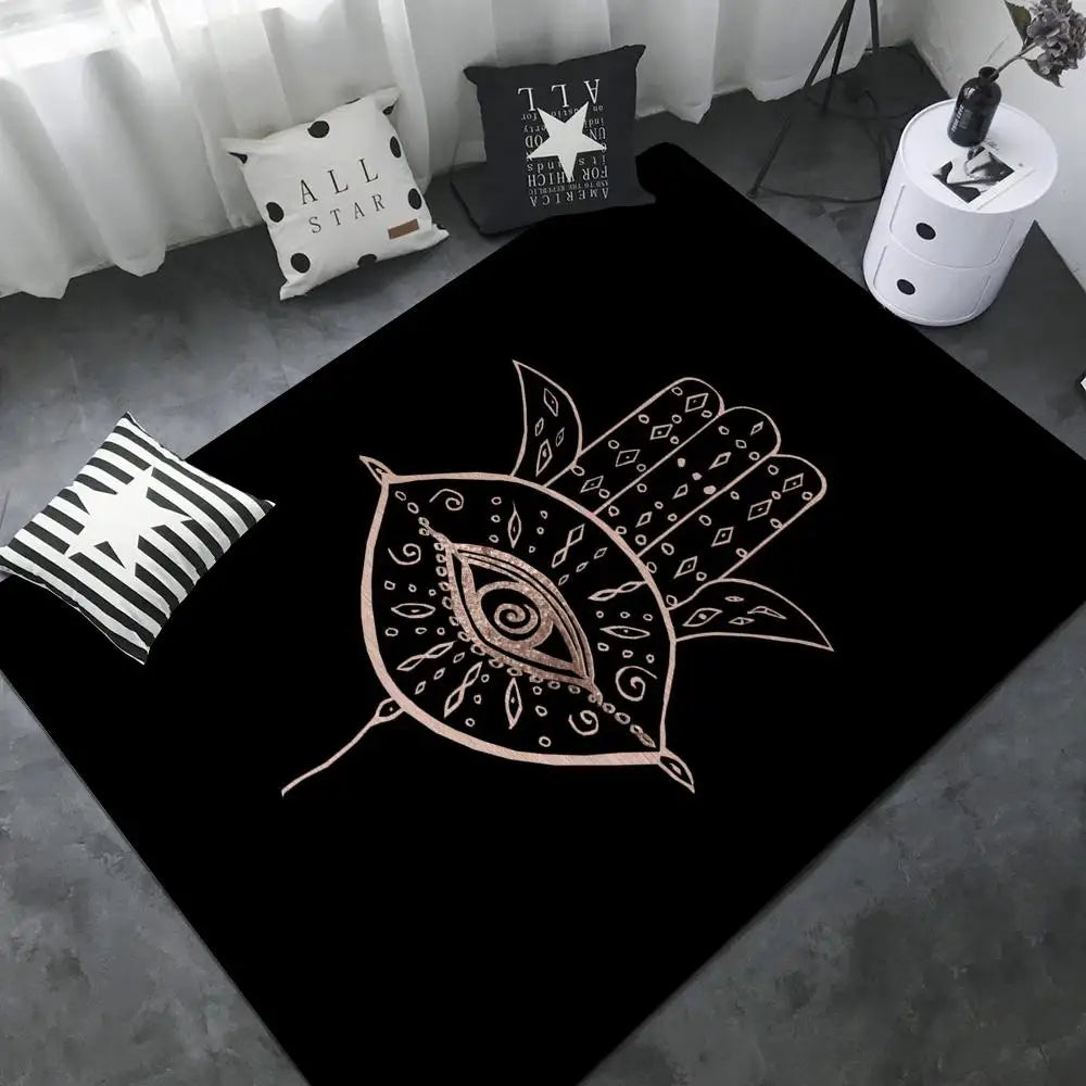 Evil Eye Floor Living Room Mat