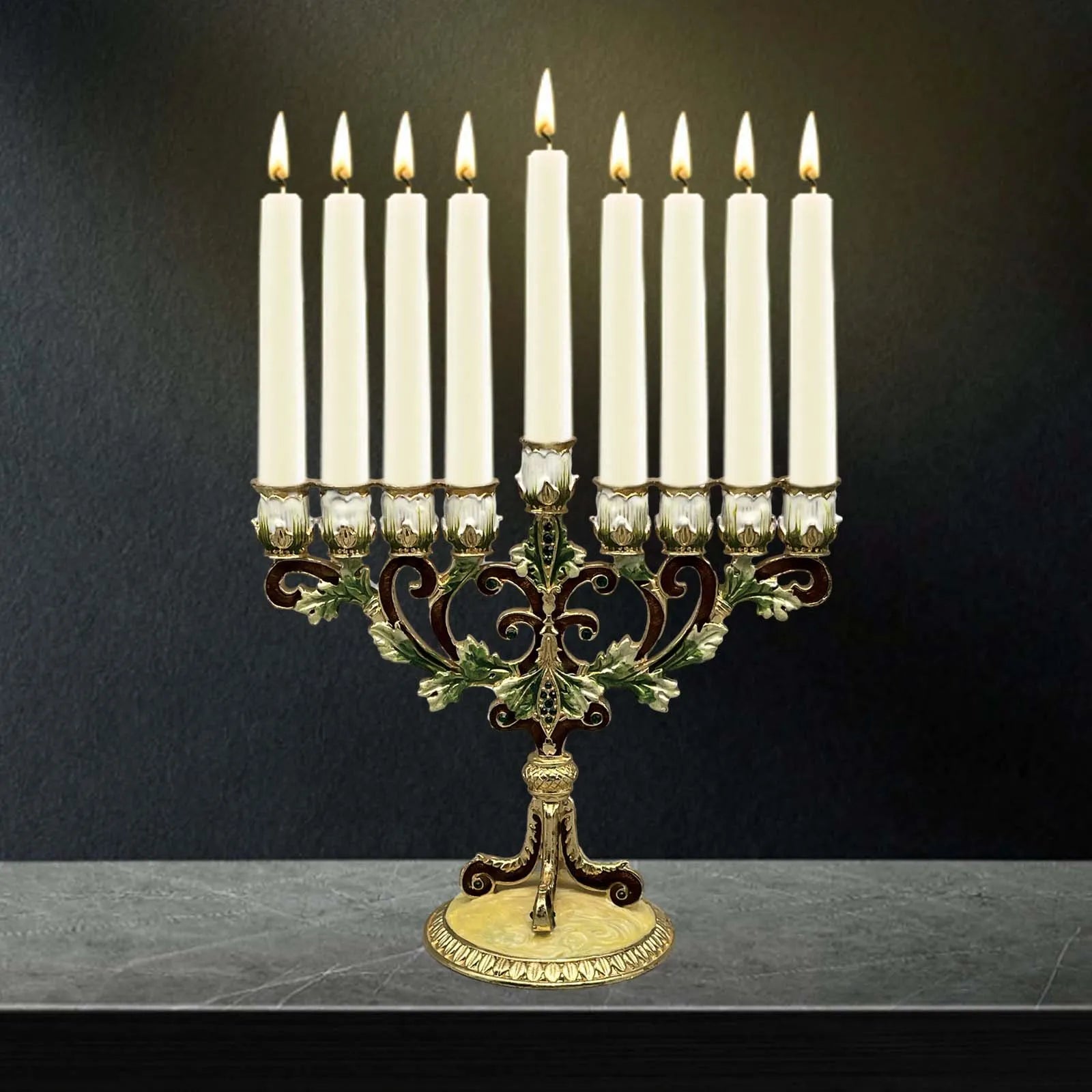 Classic Hanukkah Candelabra