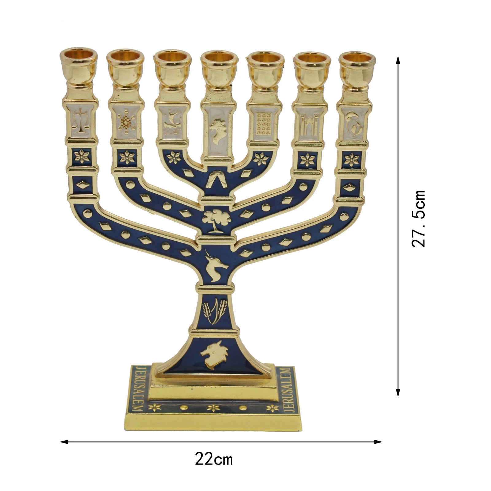 Menorah Tabletop Candle Holder