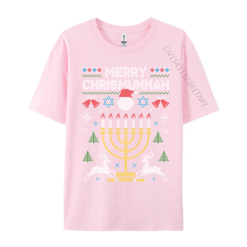 Merry Chrismukkah Ugly Christmas Sweater T-Shirt