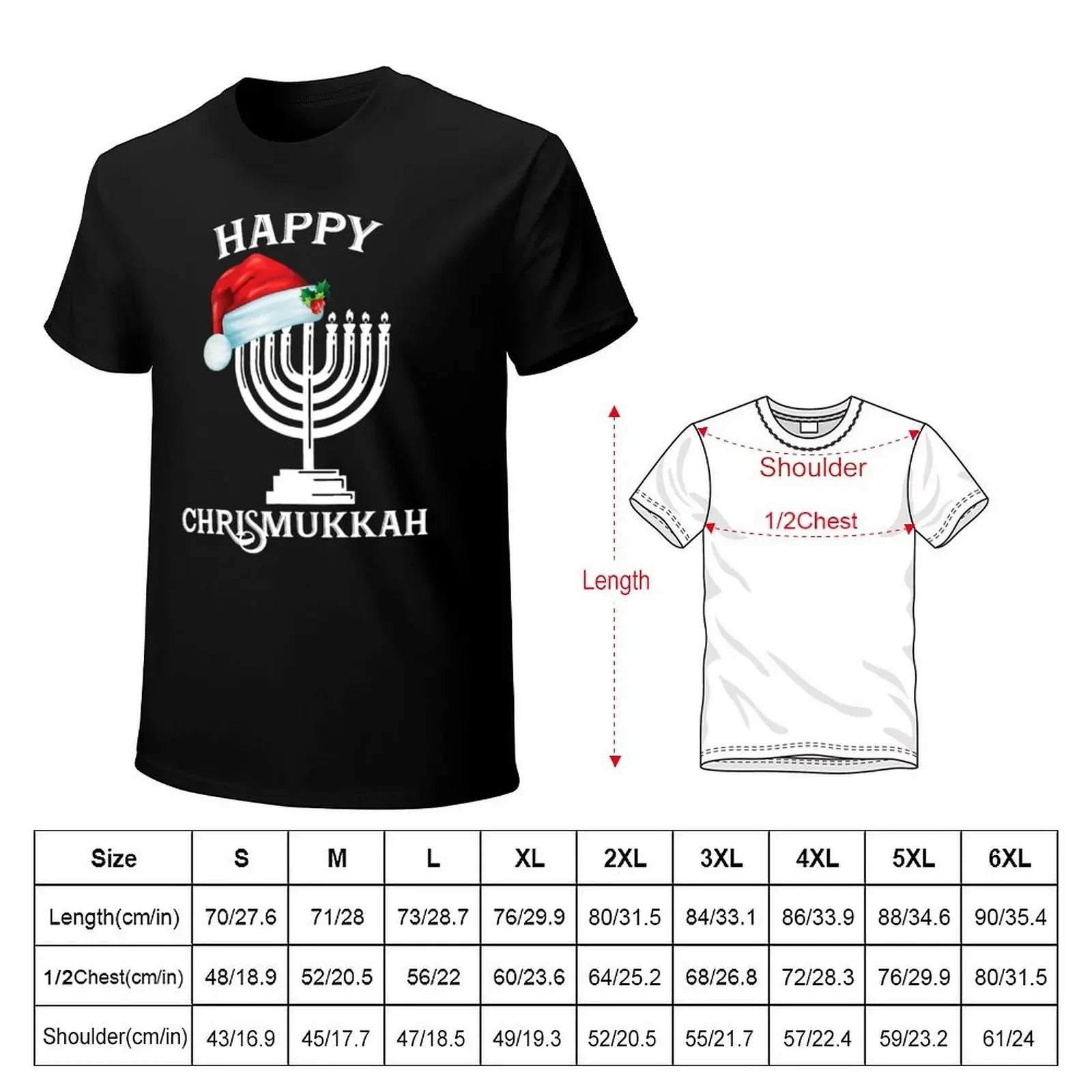 Happy Chrismukkah T-Shirt - Funny Hanukkah & Christmas Gift