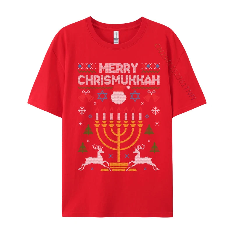 Merry Chrismukkah Ugly Christmas Sweater T-Shirt