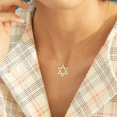 Star of David Talisman Necklace