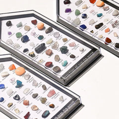 24 PCS Natural Healing Crystals Tumbled Stones Set