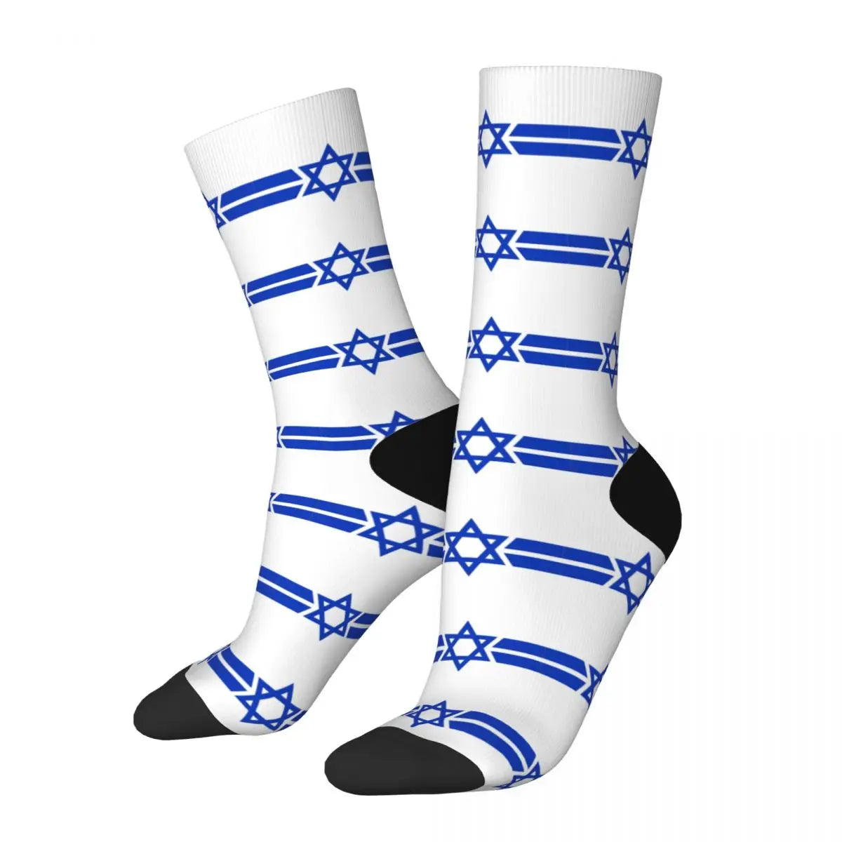 Funny Star of David Israel Flag Sports Socks