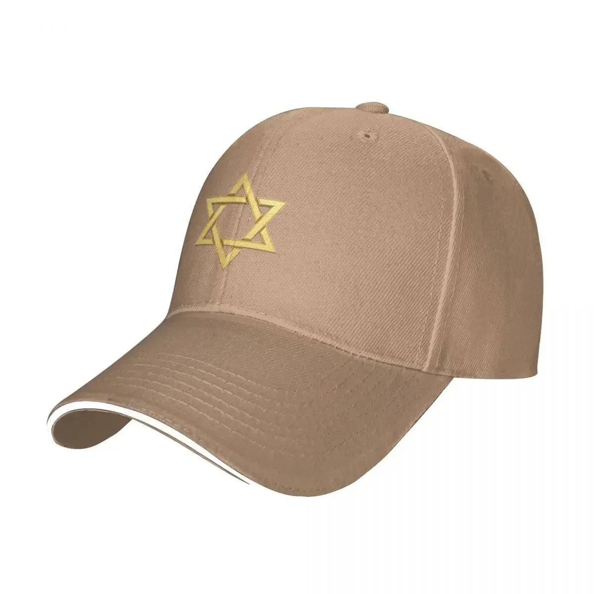 Star of David Baseball Cap - Luxury Brand Adjustable Travel Hat