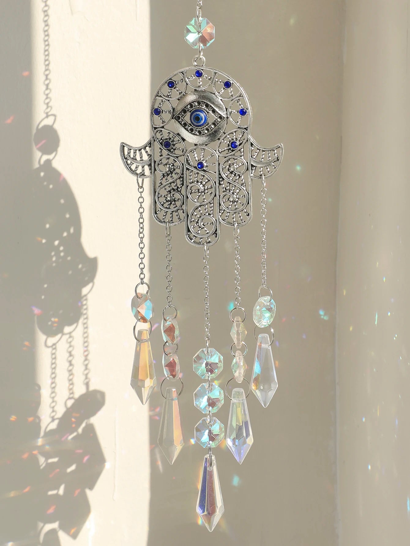 Evil Eye Crystal Hanging Decor