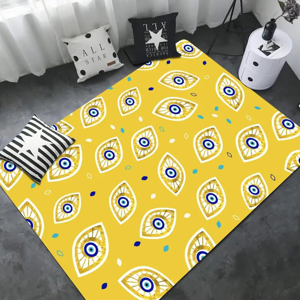 Evil Eye Floor Living Room Mat