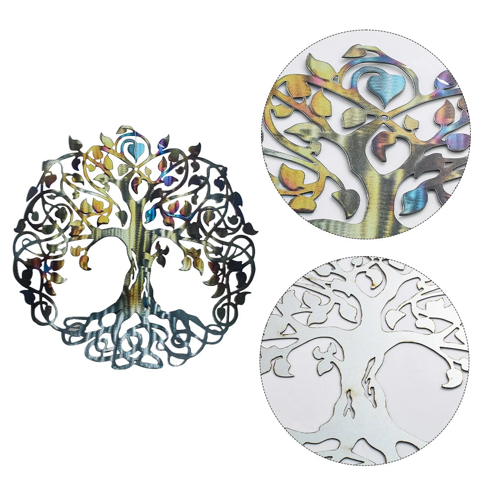 30cm Metal Kabbalah Tree of Life Wall Hanging