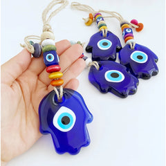 Blue Evil Eye Hamsa Wall Hanging