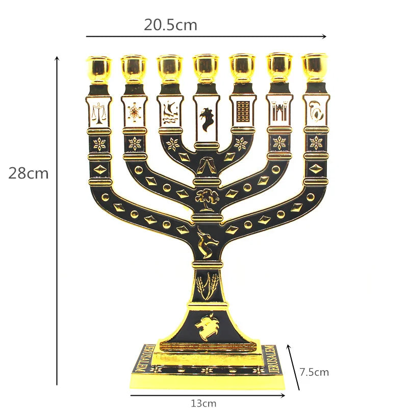 Vintage Brass Menorah