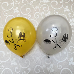 Jewish Upsherin Decorations Scissors Balloons - ⁠Party Kit to celebrate UPSHERNISH at 3 years old