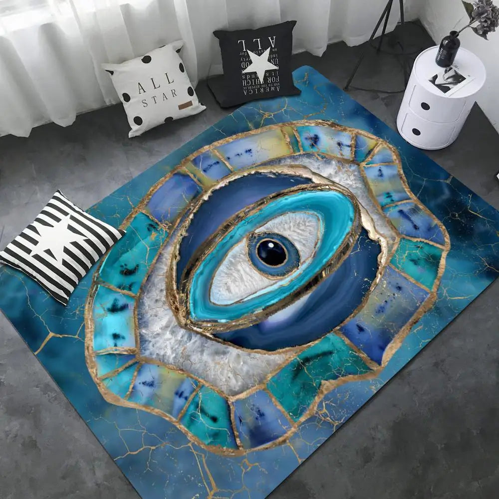 Evil Eye Floor Living Room Mat