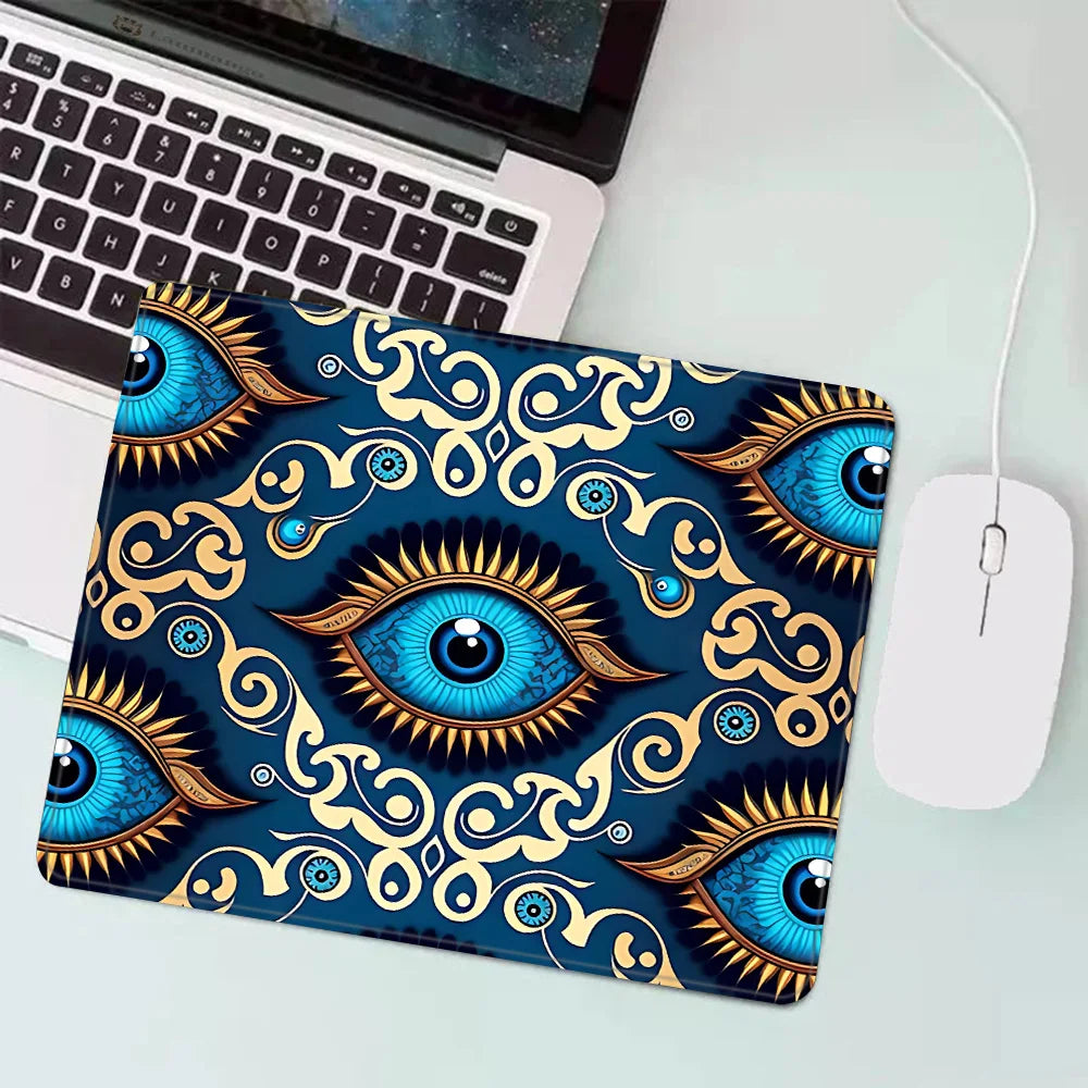 Blue Evil Eye Gaming Mouse Pad - XS Small Mousepad