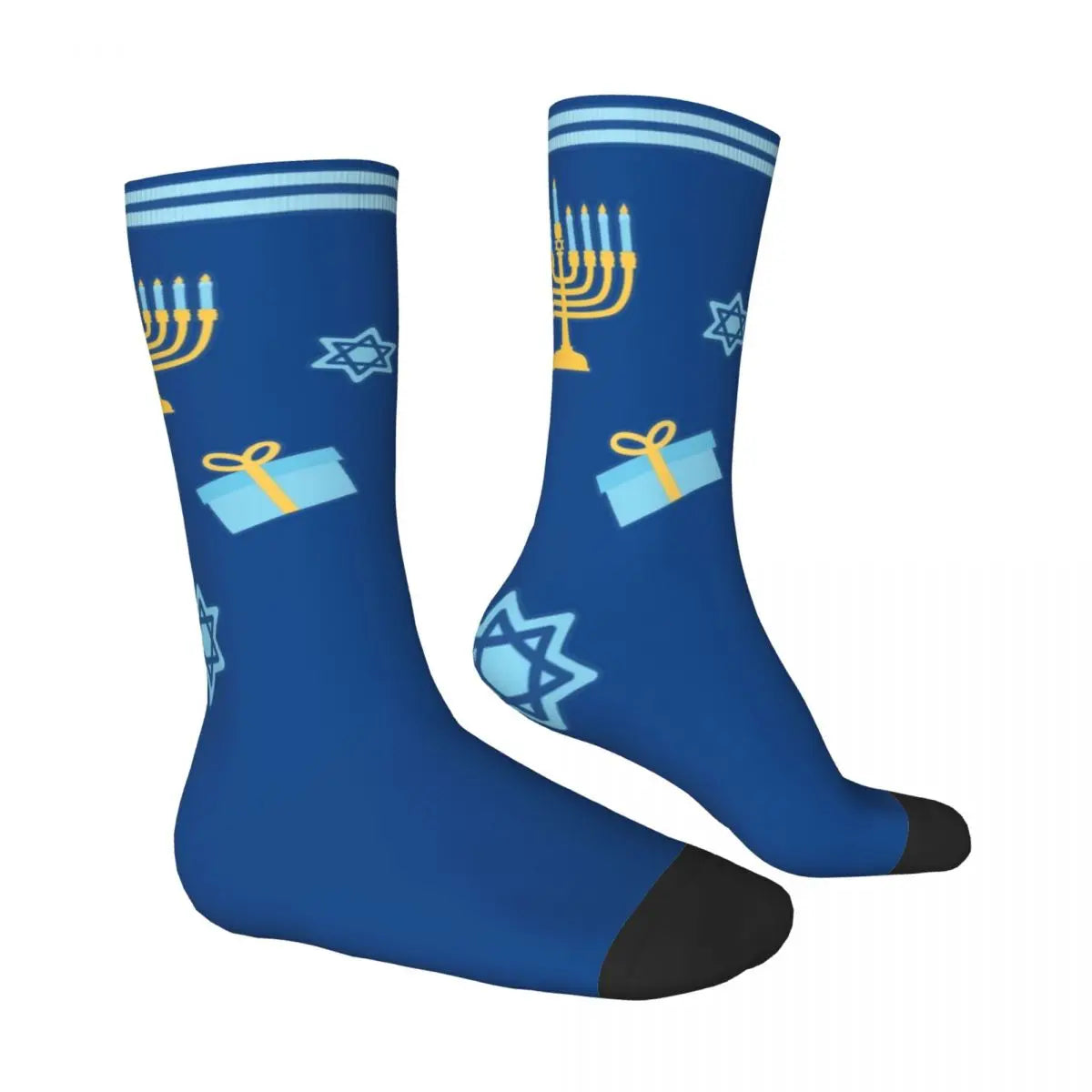 Dreidel Star of David Socks