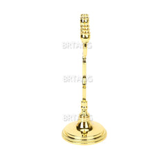 17cm Menorah Candle Holder with Hamesh Hamsa Hand