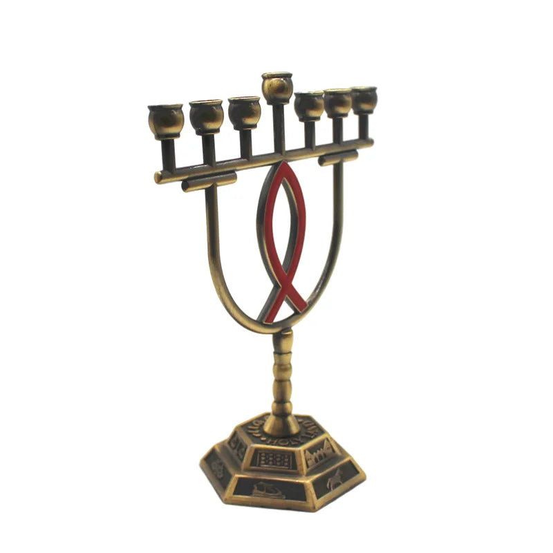 David Star 7 Branch Menorah